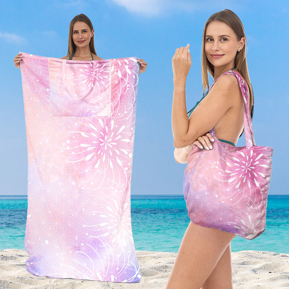 Beach towel with creative sea turtle pattern Kalsten