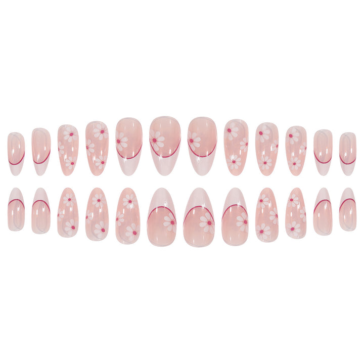 Artistic Floral Press-On Nail Design Kalsten