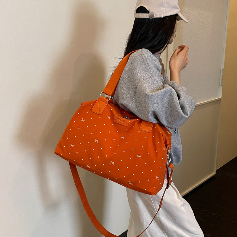 Stylish Dotted Travel Duffel Bag Kalsten