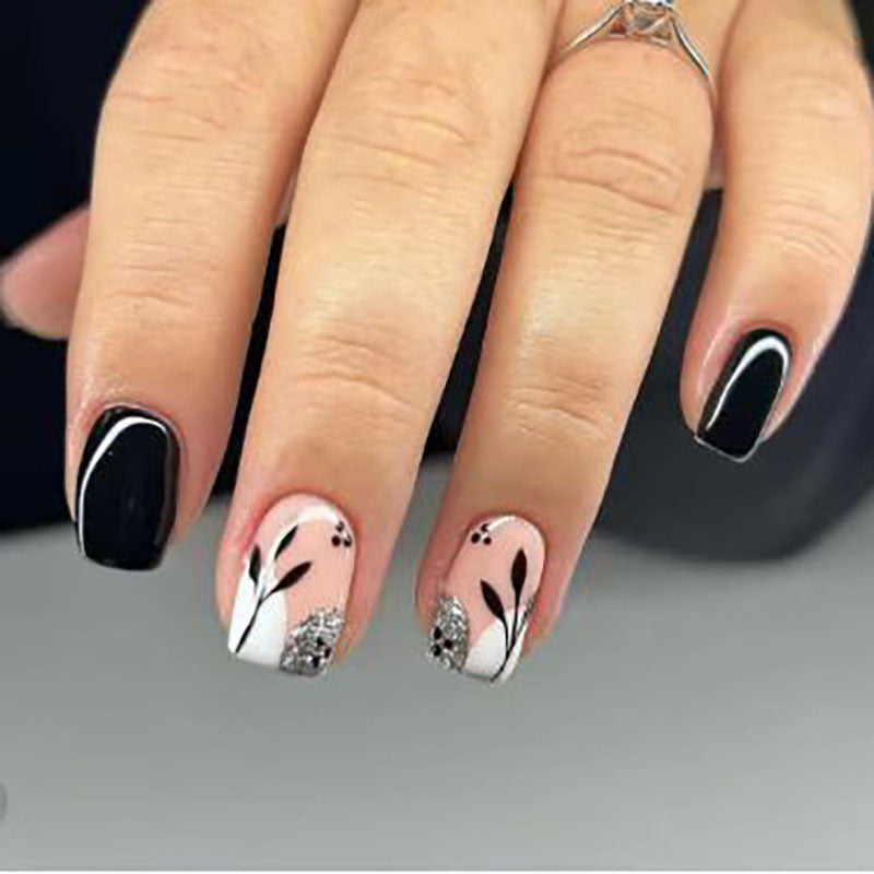 Floral Art Press-On Nails