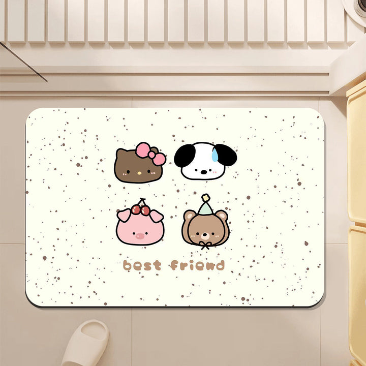 Playful Animal-Themed Area Mat
