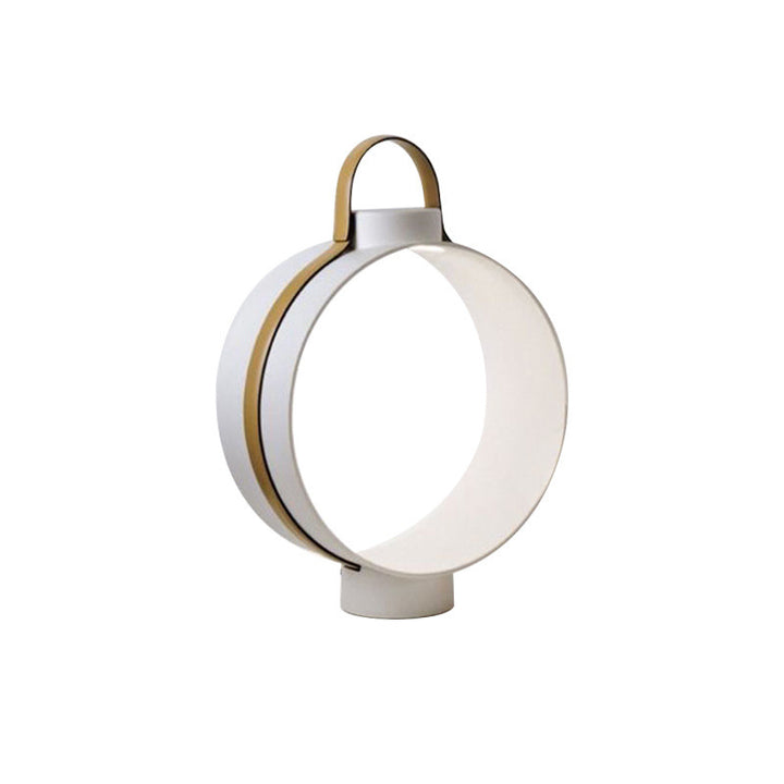 Modern Circular Portable Table Lamp