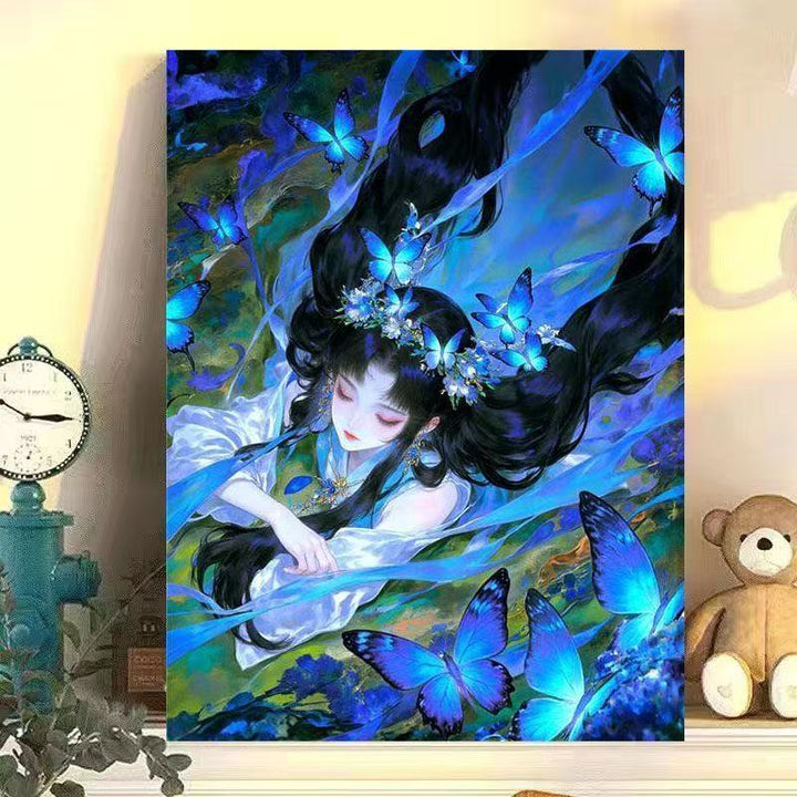 Floral Fantasy Art Canvas Print Kalsten