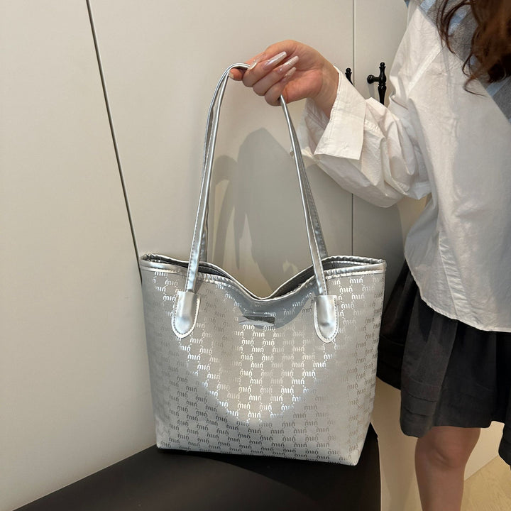 Elegant Textured Tote Bag Kalsten