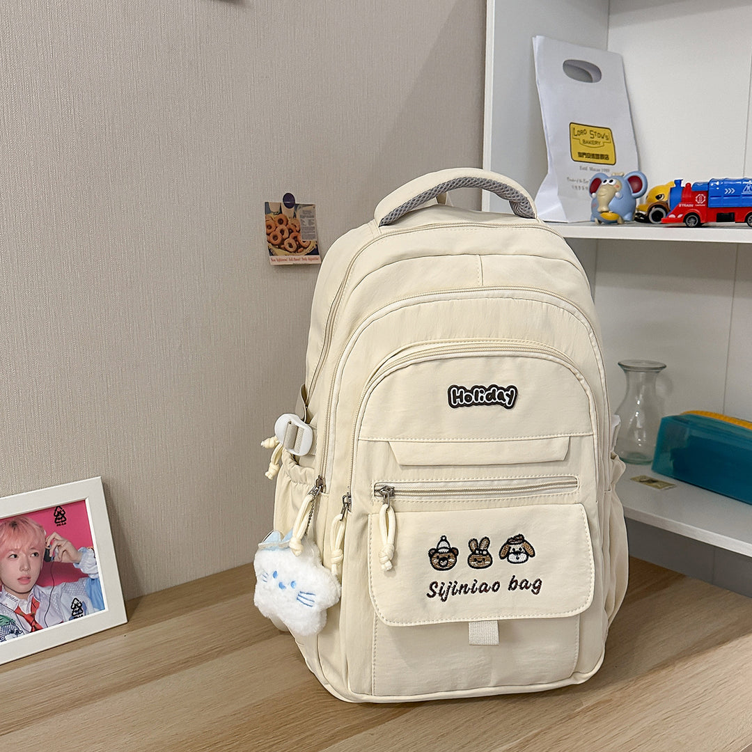 Cute Illustrated Character-Themed Backpack Kalsten