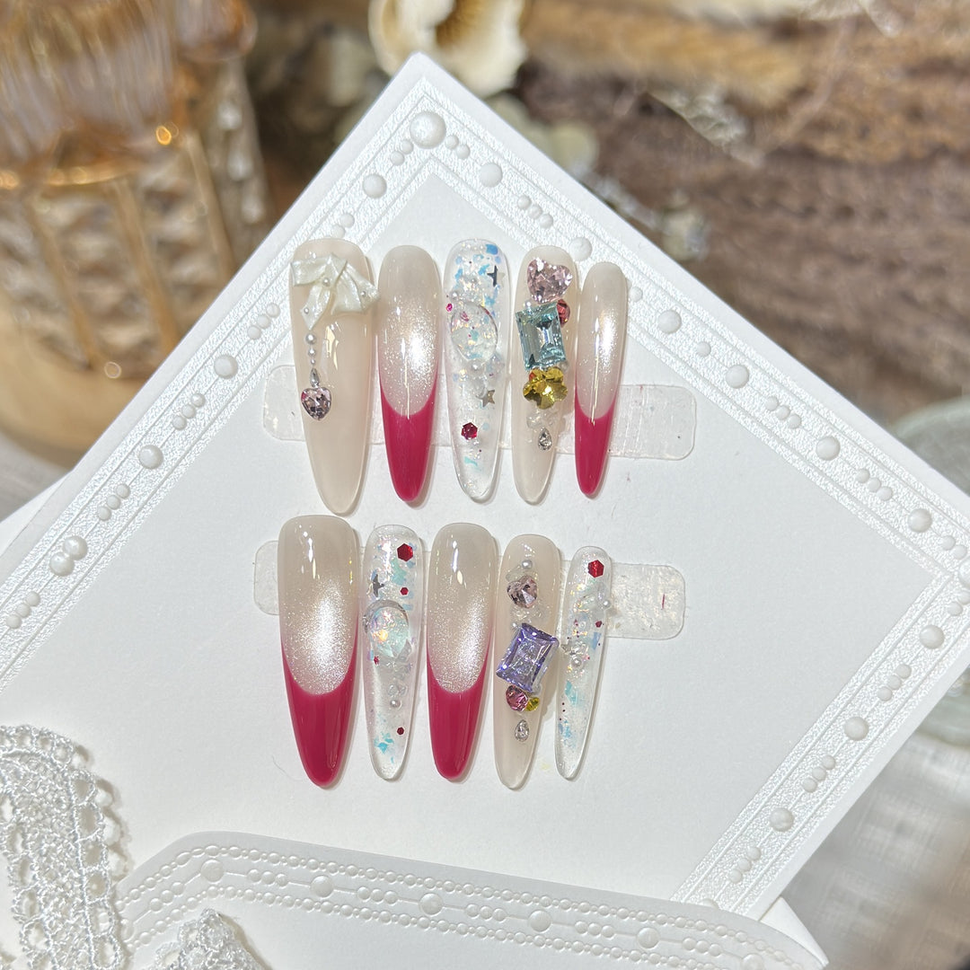 Stylish Decorative Press-On Nail Set Kalsten