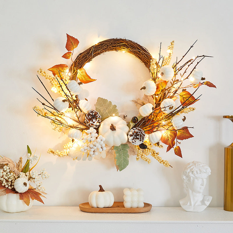 Autumn-Inspired Floral Wreath