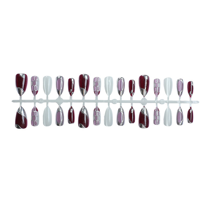 Chic Stylish Press-On Nail Art