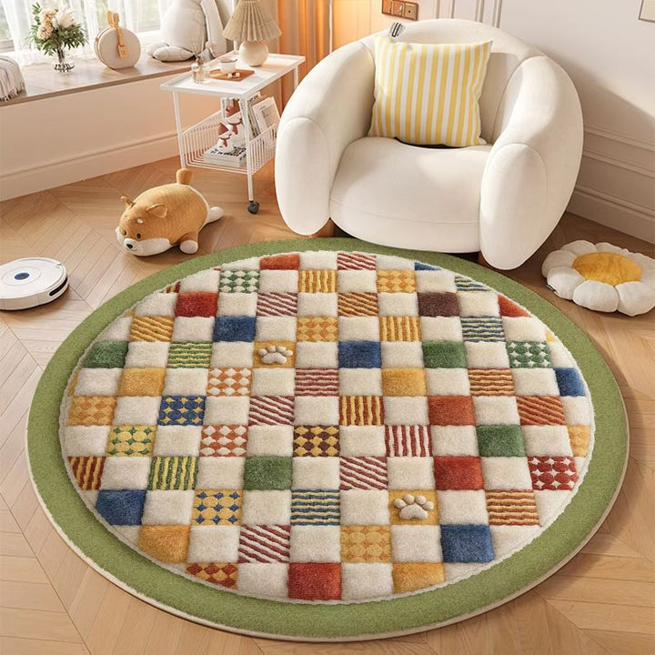 Round Decorative Area Rug
