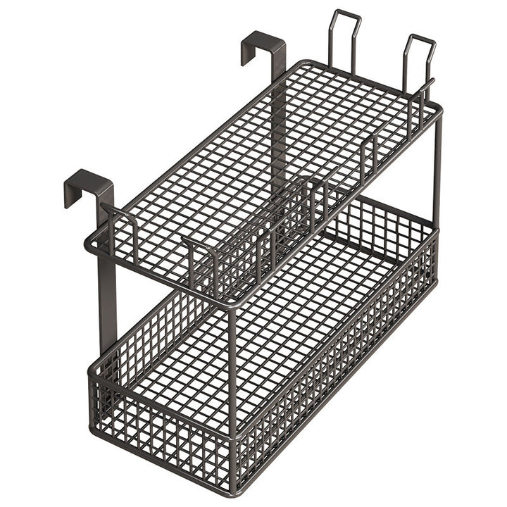 Clamp-On Balcony Rail Planter Basket with Metal Grid Reservoir