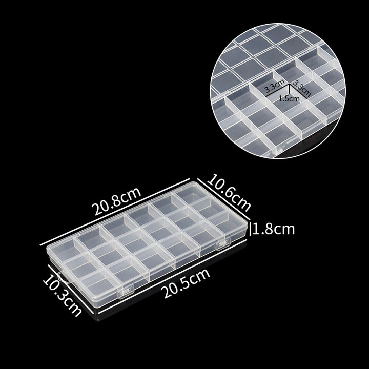 Transparent Multi-Section Craft Storage Organizer Kalsten