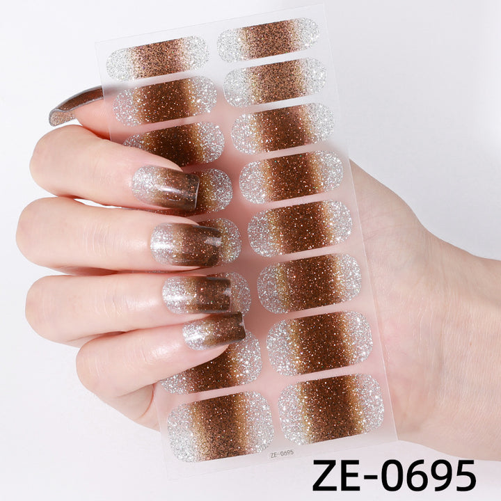 Glitter Ombre Nail Wraps  1790954415