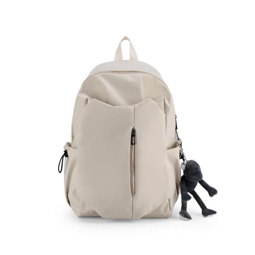Backpack with Versatile Compartments and Charming Pendant Kalsten
