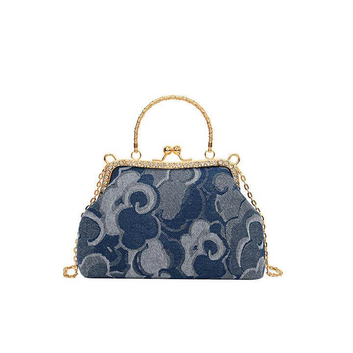 Vintage Floral Pattern Handbag