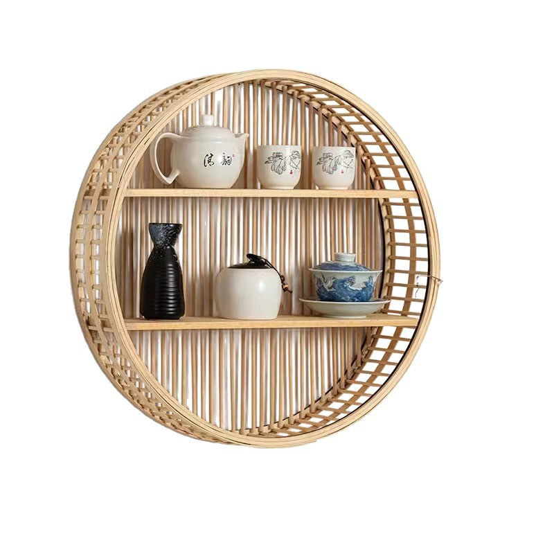 Handwoven storage basket for bathroom utensils Kalsten