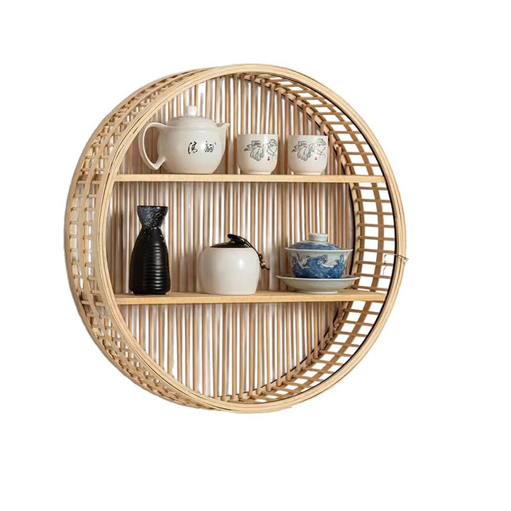 Handwoven storage basket for bathroom utensils Kalsten