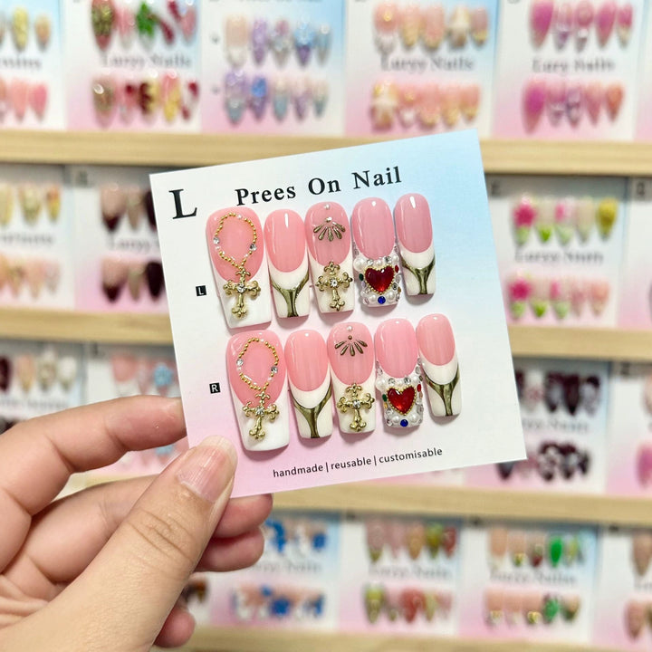 Custom Artisanal Press-On Nail Set