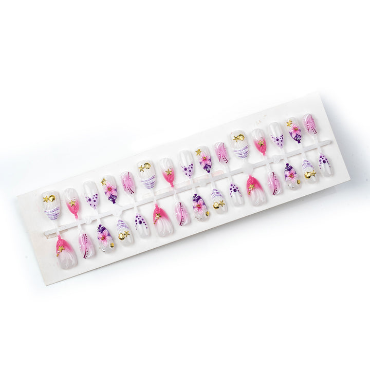 Floral Art Press-On Nails