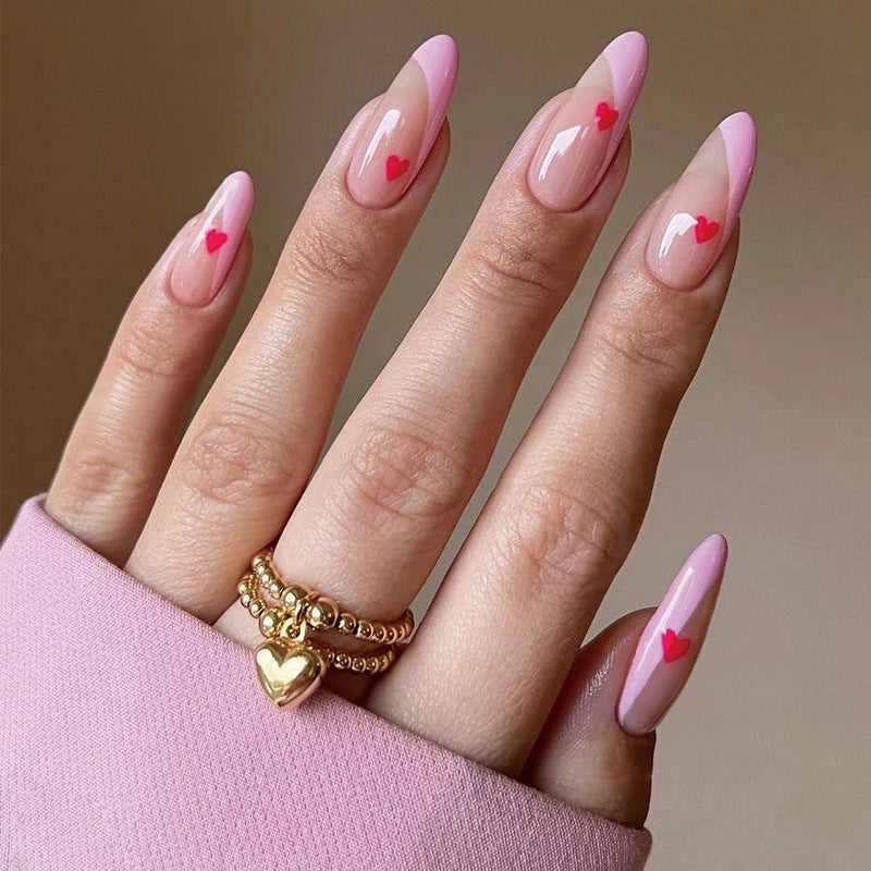 Artistic Nail Designs with Heart Accents Kalsten