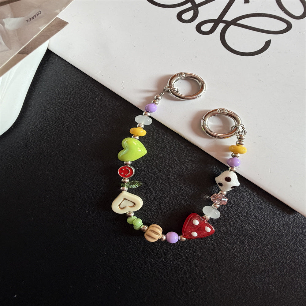 Colorful Beaded Charm Keychain Kalsten 1790135409