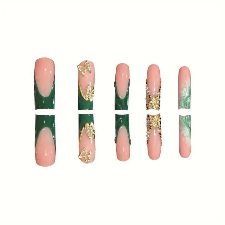 Elaborate Acrylic Nail Art Enhancements Kalsten