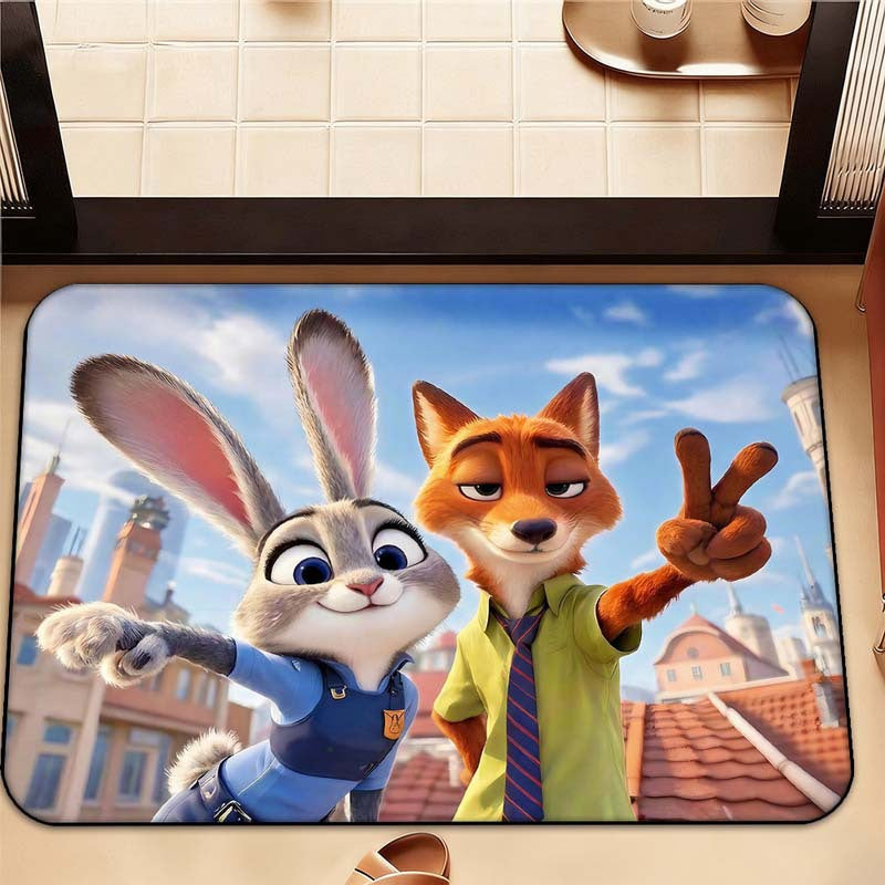 Cartoon-Themed Area Mat