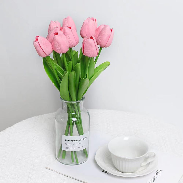Realistic Faux Tulip Bouquet