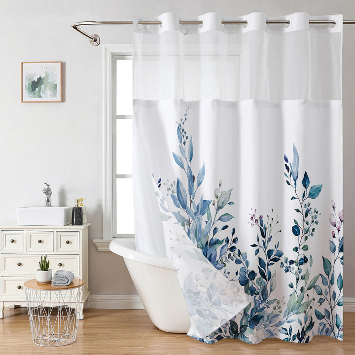 Artistic Floral Shower Curtain Kalsten