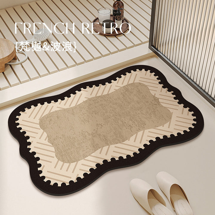 Floral-Printed Bath Runner Kalsten