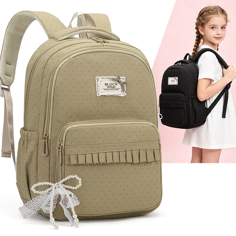 Decorative Polka Dot Backpack Kalsten