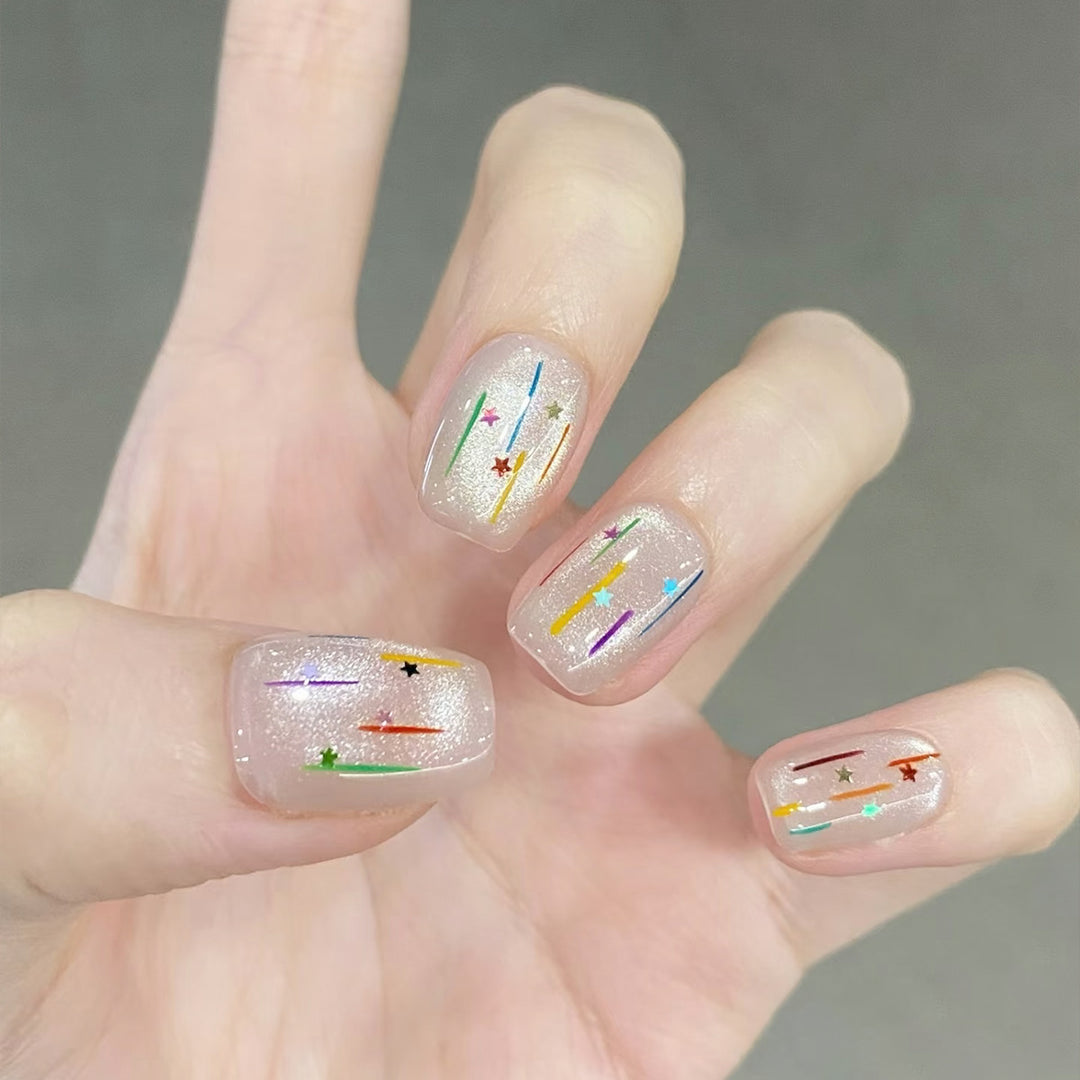 Premium Artistic Press-On Nail Set Kalsten