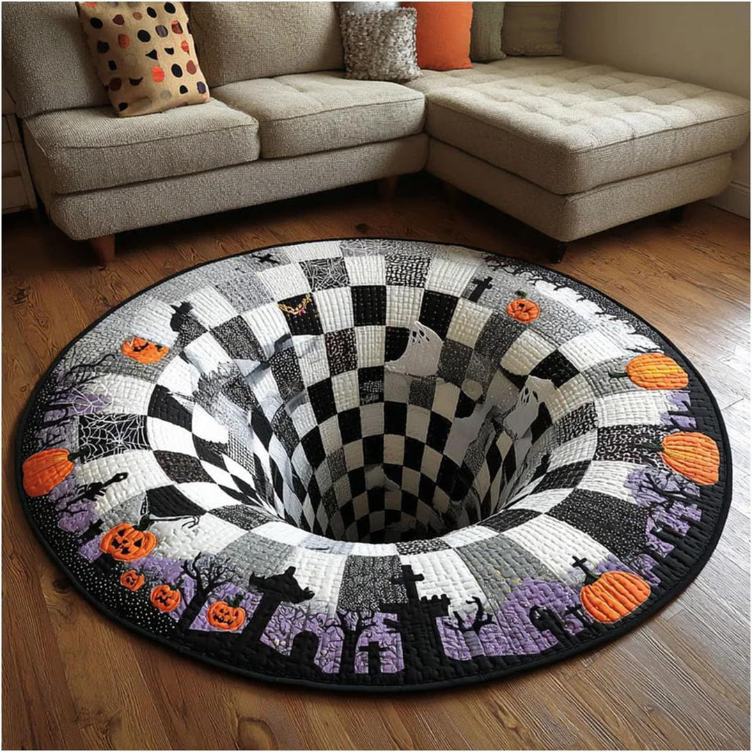 Halloween 3D Optical Illusion Area Mat