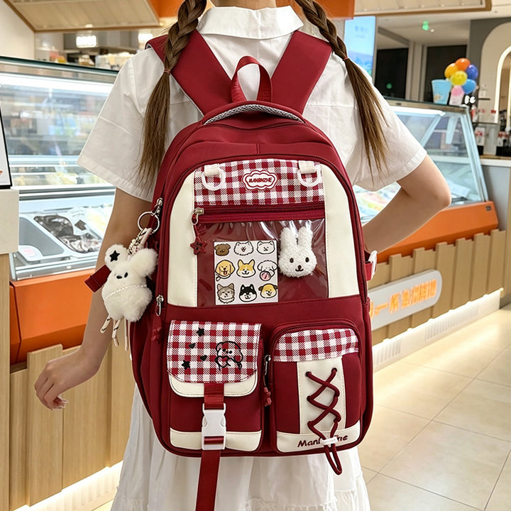Cute Animal Print School Backpack Kalsten