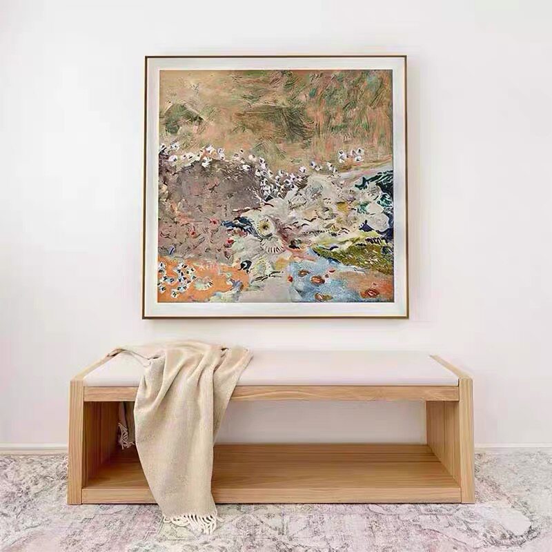 Framed Floral Art Piece
