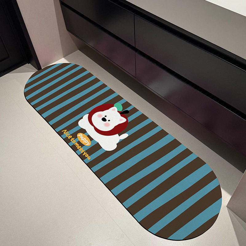 Playful Cartoon-Themed Area Mat