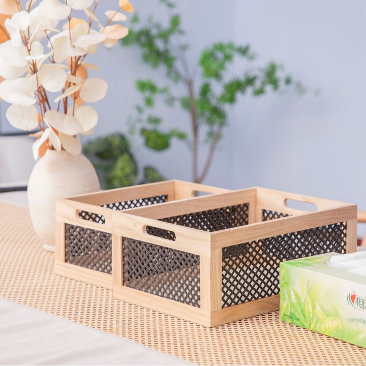 Decorative Woven Storage Caddy Kalsten