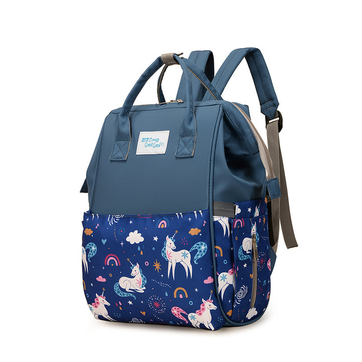 Eclectic Unicorn Design Diaper Backpack Kalsten