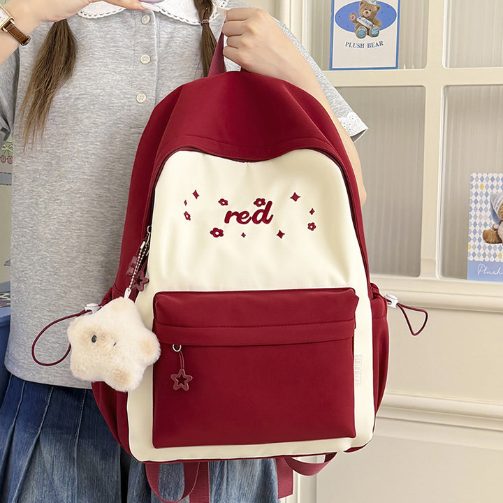 Cute Floral-Embellished Backpack Kalsten