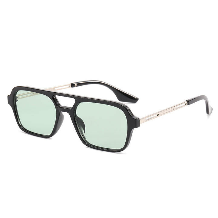 Women's Designer Sunglasses with Elegant Transparent Frame and Yellow Lenses Kalsten