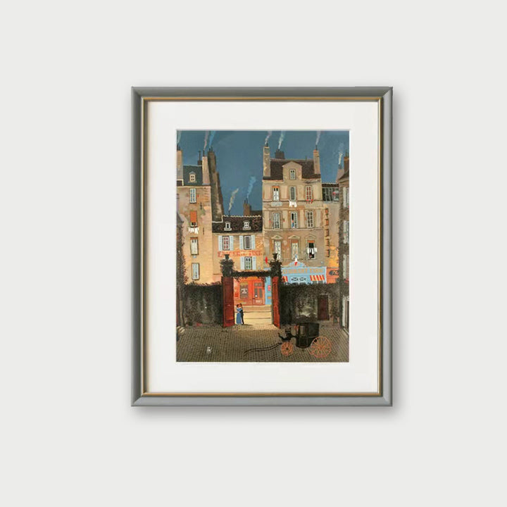 Framed Winter Landscape Artwork