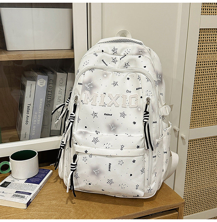 Trendy Illustrated Graphic Backpack Kalsten