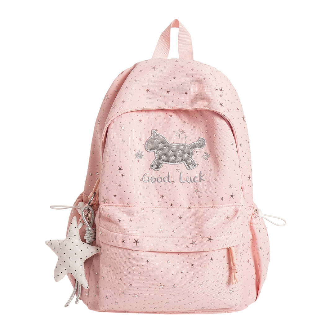 Cute Star-Embellished School Backpack Kalsten