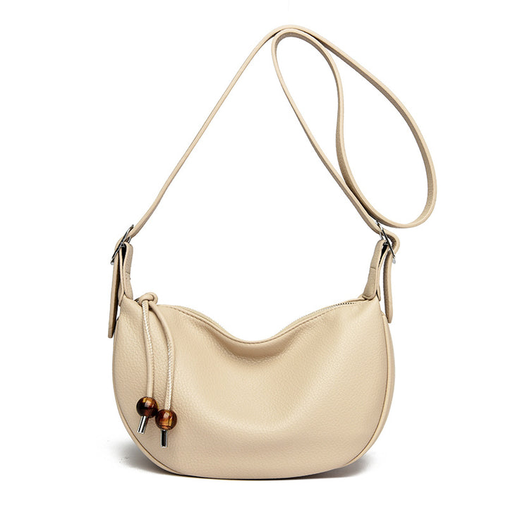 Casual Textured Leather Sling Bag Kalsten