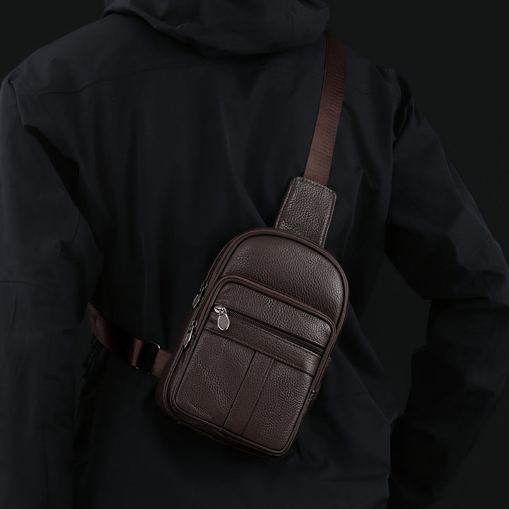 Lightweight Leather Sling Bag
