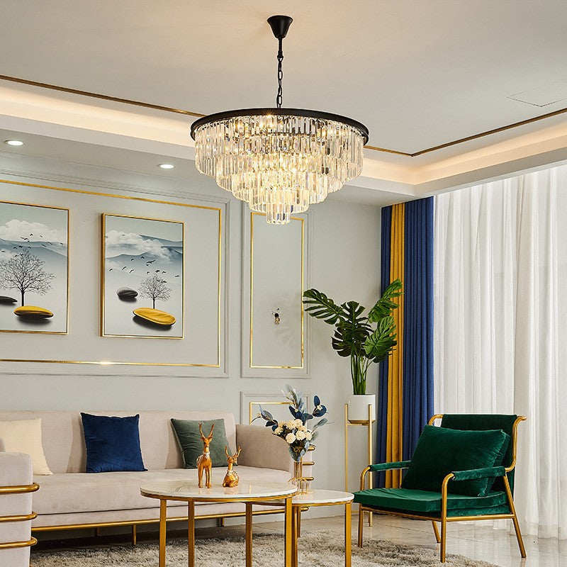 Crystal Tiered Chandelier