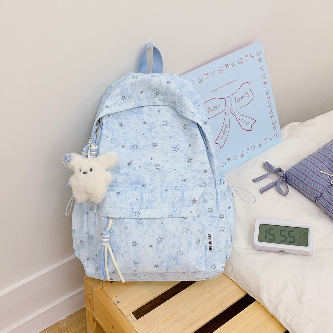 Cute Star-Patterned School Backpack Kalsten