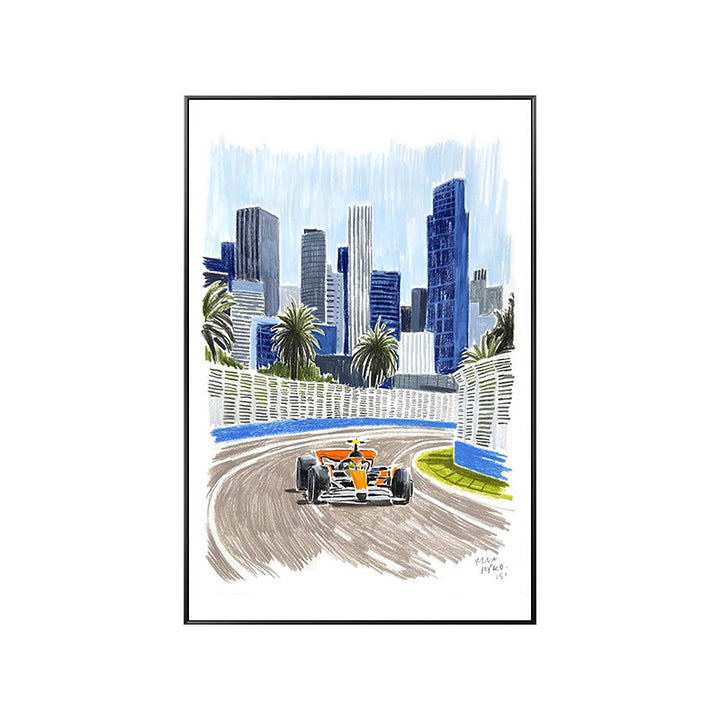 Coastal Landscape Canvas Wall Art
