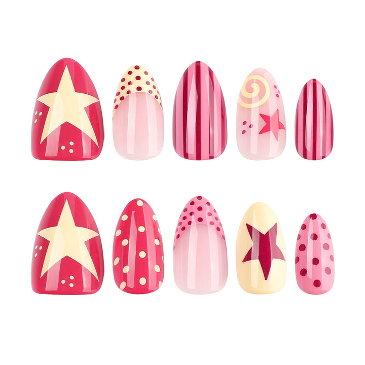 Creative and colorful nail art Kalsten