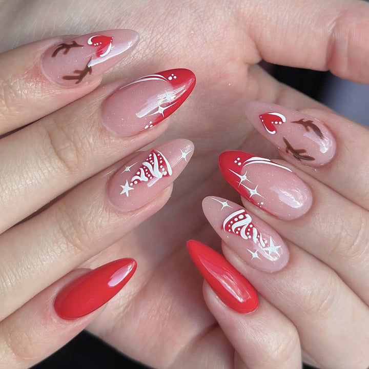 Festive Nail Art Design Kalsten