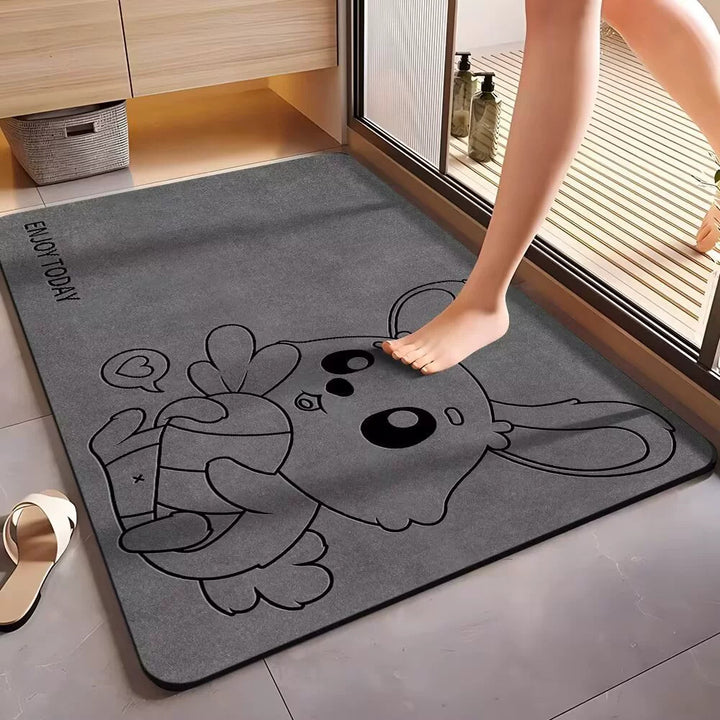 Fun Dolphin-Themed Bath Mat